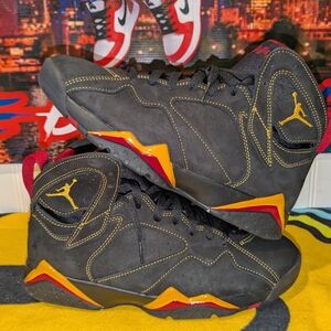 Jordan 7 Retro Citrus Black and Orange